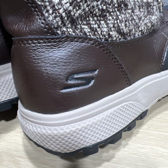 Skechers Air Cooled Goga Mat Outdoor Ultra High Boots Chocolate Womens Size 10 - Picture 9 of 16